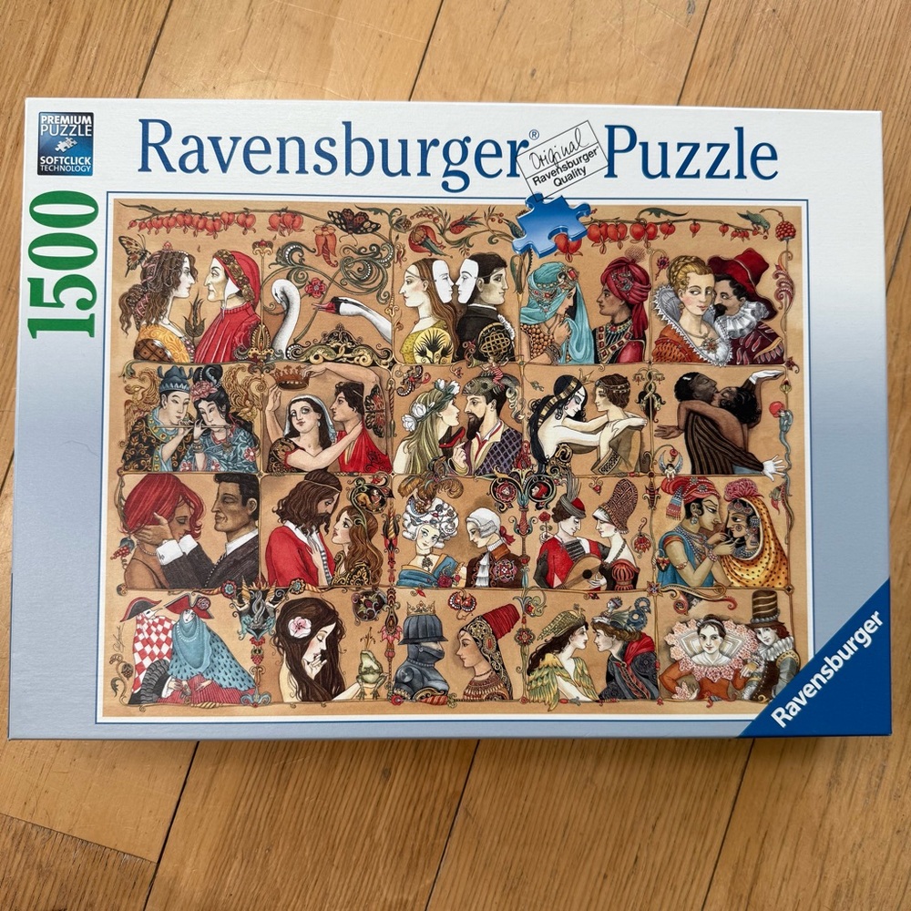 RAVENSBURGER 1500pc Love Through the Ages jigsaw puzzle